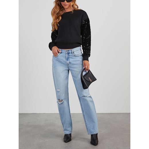 LA Angels Sweter w kolorze czarnym ze sklepu Limango Polska w kategorii Swetry damskie - zdjęcie 187732459