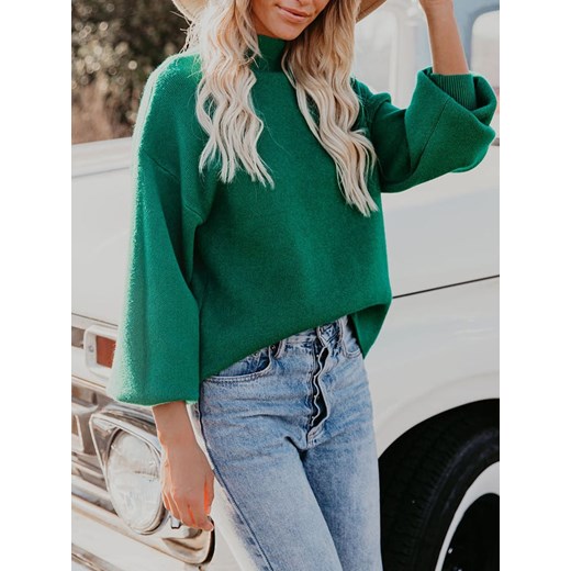 LA Angels Sweter w kolorze zielonym ze sklepu Limango Polska w kategorii Swetry damskie - zdjęcie 187732805