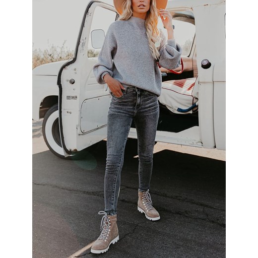 LA Angels Sweter w kolorze szarym ze sklepu Limango Polska w kategorii Swetry damskie - zdjęcie 187732809