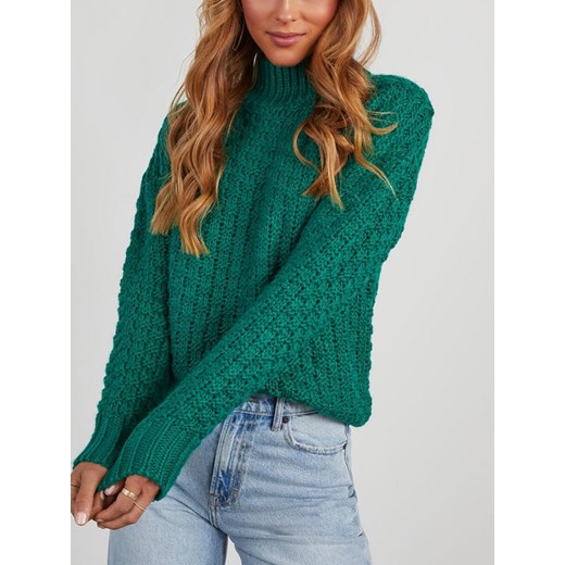 LA Angels Sweter w kolorze zielonym ze sklepu Limango Polska w kategorii Swetry damskie - zdjęcie 187733076