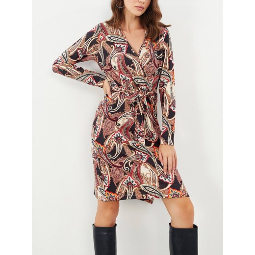 LA Angels Sukienka w kolorze czarno-jasnobrązowym ze sklepu Limango Polska w kategorii Sukienki - zdjęcie 187733197