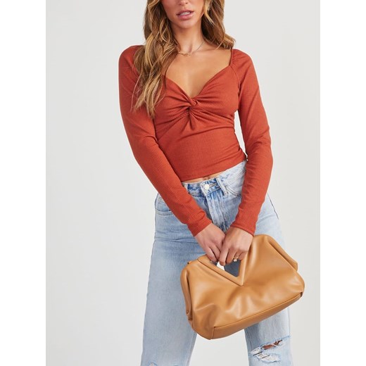 LA Angels Koszulka w kolorze jasnobrązowym ze sklepu Limango Polska w kategorii Bluzki damskie - zdjęcie 187733216