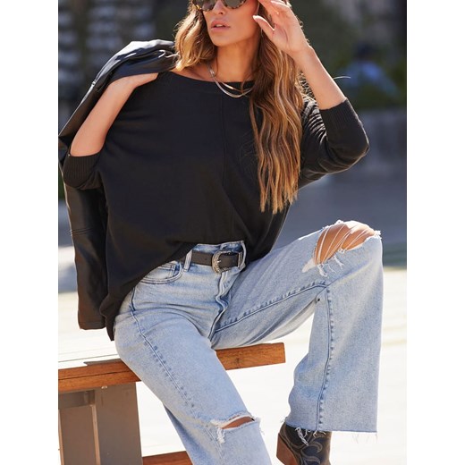 LA Angels Sweter w kolorze czarnym ze sklepu Limango Polska w kategorii Swetry damskie - zdjęcie 187733668