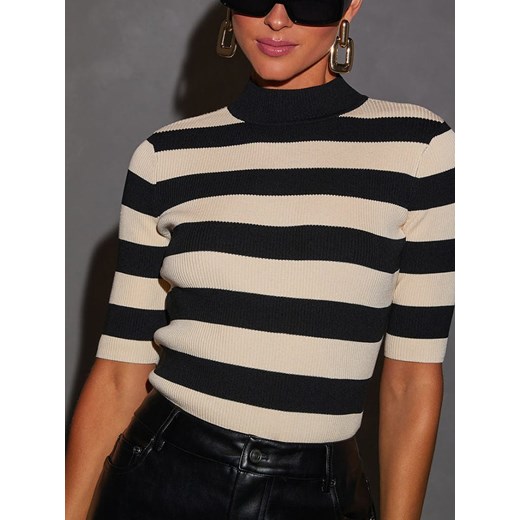 LA Angels Sweter w kolorze czarno-kremowym ze sklepu Limango Polska w kategorii Swetry damskie - zdjęcie 187733709