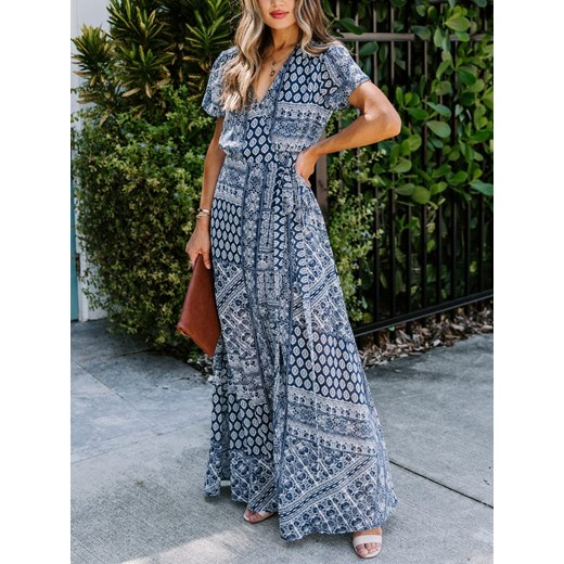 LA Angels Sukienka w kolorze granatowo-białym ze sklepu Limango Polska w kategorii Sukienki - zdjęcie 187733959