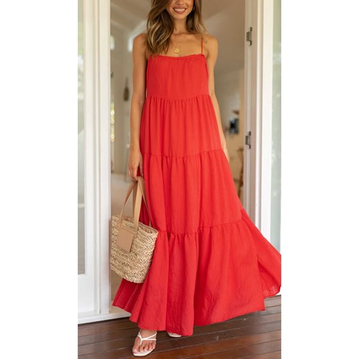 LA Angels Sukienka w kolorze czerwonym ze sklepu Limango Polska w kategorii Sukienki - zdjęcie 187734019