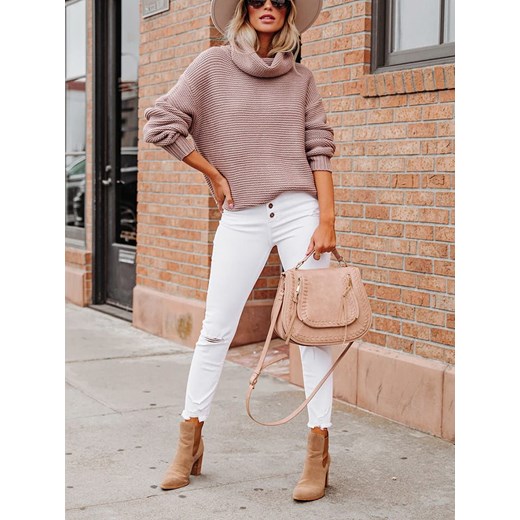 LA Angels Sweter w kolorze jasnoróżowym La Angels M okazja Limango Polska