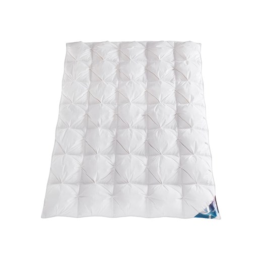 Häussling Bettwaren Zimowa kołdra puchowa &quot;Plissee&quot; w kolorze białym ze sklepu Limango Polska w kategorii Tekstylia - zdjęcie 187735129