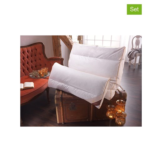 Häussling Bettwaren Poduszki (2 szt.) w kolorze białym ze sklepu Limango Polska w kategorii Poduszki dekoracyjne - zdjęcie 187735226