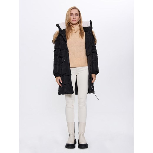 Bébé Płaszcz zimowy w kolorze czarnym ze sklepu Limango Polska w kategorii Kurtki damskie - zdjęcie 187735798