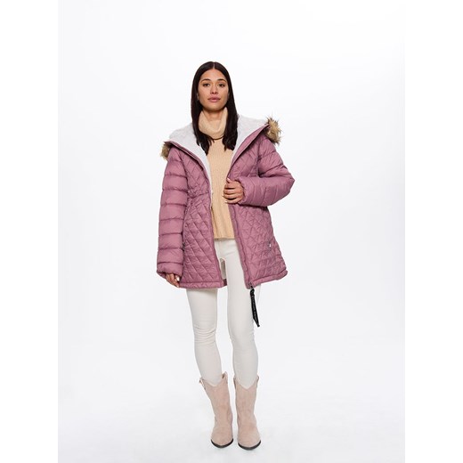 Bébé Kurtka zimowa w kolorze jasnoróżowym ze sklepu Limango Polska w kategorii Kurtki damskie - zdjęcie 187735809