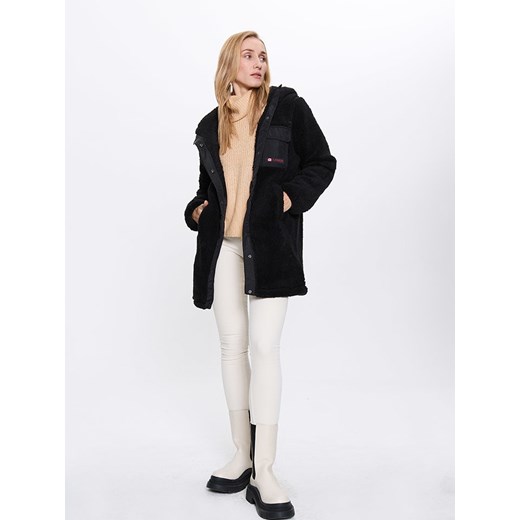 CANADA weather gear Płaszcz zimowy w kolorze czarnym ze sklepu Limango Polska w kategorii Kurtki damskie - zdjęcie 187735988
