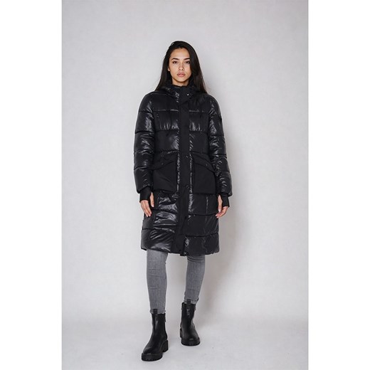 Steve Madden Płaszcz zimowy w kolorze czarnym ze sklepu Limango Polska w kategorii Kurtki damskie - zdjęcie 187736429