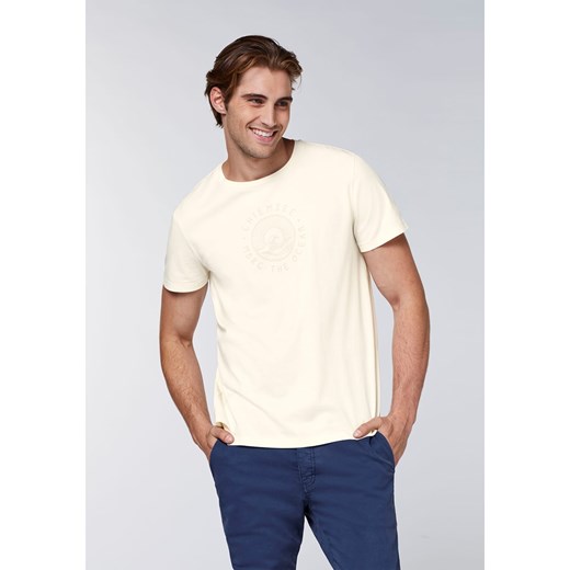 Chiemsee Koszulka &quot;MBRC&quot; w kolorze kremowym ze sklepu Limango Polska w kategorii T-shirty męskie - zdjęcie 187736698