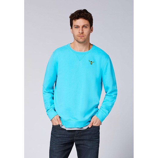 Chiemsee Bluza w kolorze niebieskim ze sklepu Limango Polska w kategorii Bluzy męskie - zdjęcie 187737109