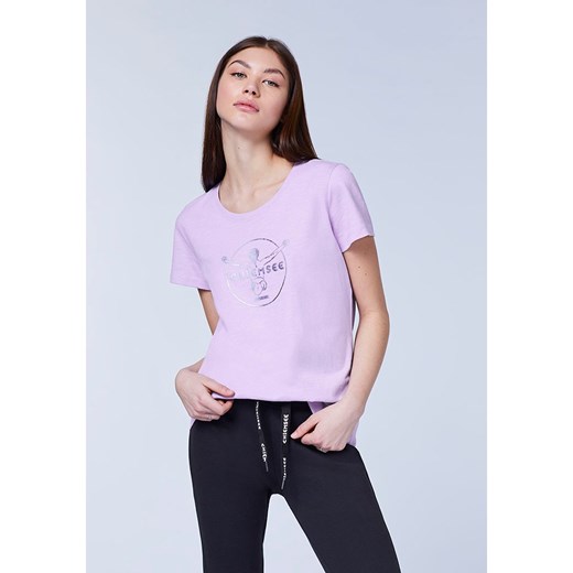Chiemsee Koszulka &quot;Taormina&quot; w kolorze fioletowym ze sklepu Limango Polska w kategorii Bluzki damskie - zdjęcie 187737226