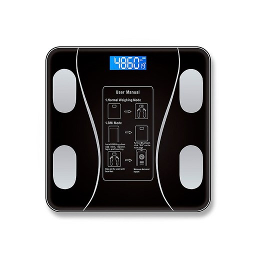 DAM Waga łazienkowa w kolorze czarnym ze sklepu Limango Polska w kategorii Akcesoria łazienkowe - zdjęcie 187738685