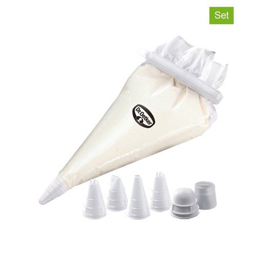 Dr. Oetker Jednorazowe rękawy cukiernicze (30 szt.) w kolorze białym - 31 x 18 cm ze sklepu Limango Polska w kategorii Akcesoria do pieczenia - zdjęcie 187739178