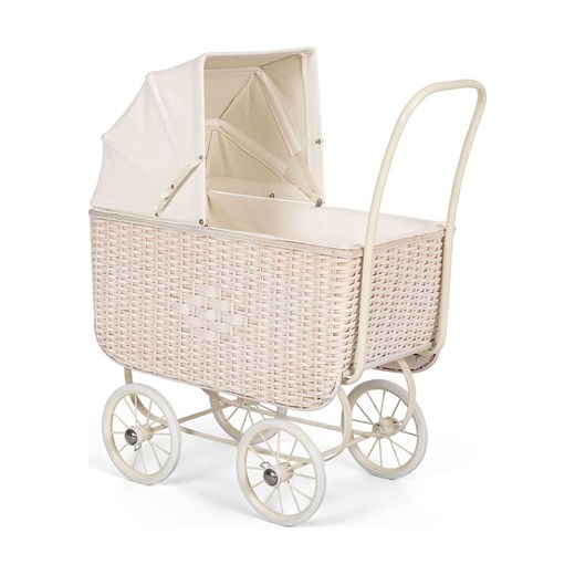 ASTRUP Wózek &quot;Pram&quot; w kolorze kremowym dla lalek - 3+ ze sklepu Limango Polska w kategorii Zabawki - zdjęcie 187739647