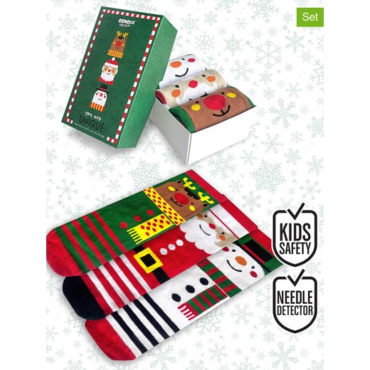 Denokids Skarpety (3 pary) w różnych kolorach ze sklepu Limango Polska w kategorii Skarpetki dziecięce - zdjęcie 187739735