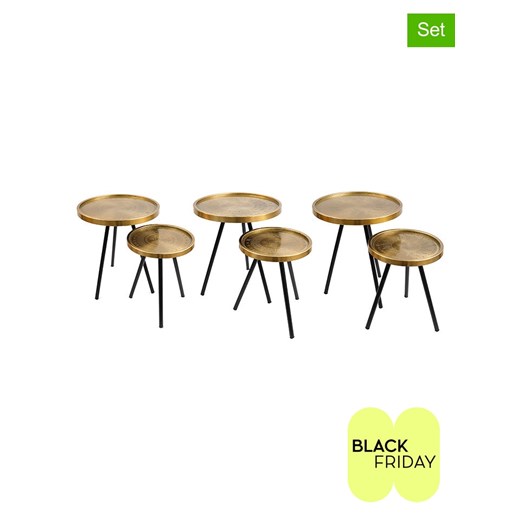 SiL Interiors Stoliki (2 szt.) w kolorze złotym ze sklepu Limango Polska w kategorii Stoliki kawowe - zdjęcie 187741015