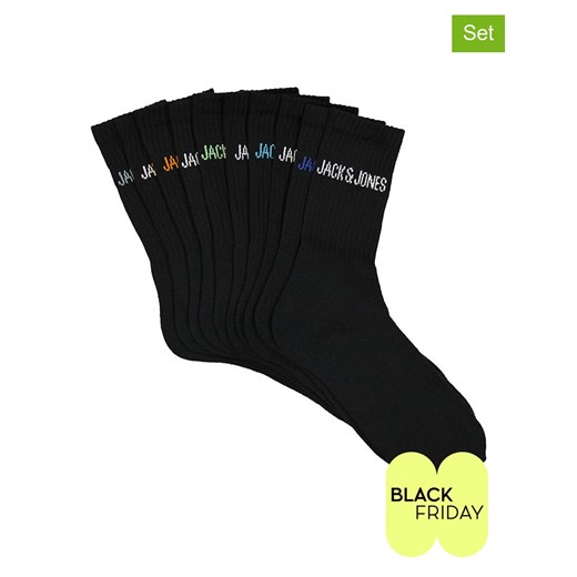 Jack &amp; Jones Skarpety (10 par) w kolorze czarnym ze sklepu Limango Polska w kategorii Skarpetki męskie - zdjęcie 187741105