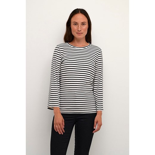 Kaffe Koszulka &quot;Liddy&quot; w kolorze czarno-białym ze sklepu Limango Polska w kategorii Bluzki damskie - zdjęcie 187741545