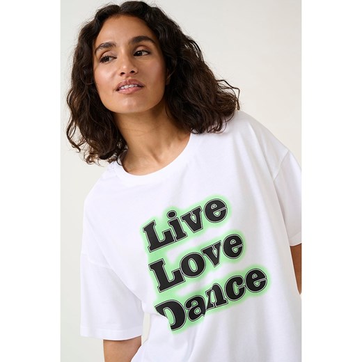 Kaffe Koszulka &quot;Ellen&quot; w kolorze białym ze sklepu Limango Polska w kategorii Bluzki damskie - zdjęcie 187741928