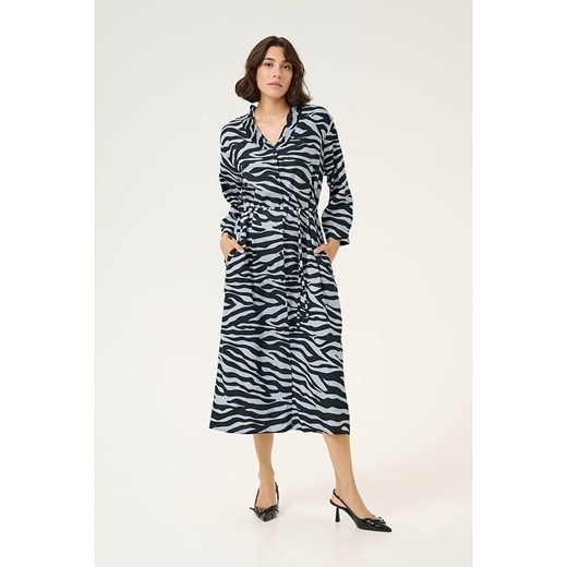 Kaffe Sukienka &quot;Olga&quot; w kolorze czarno-szarym ze sklepu Limango Polska w kategorii Sukienki - zdjęcie 187742136