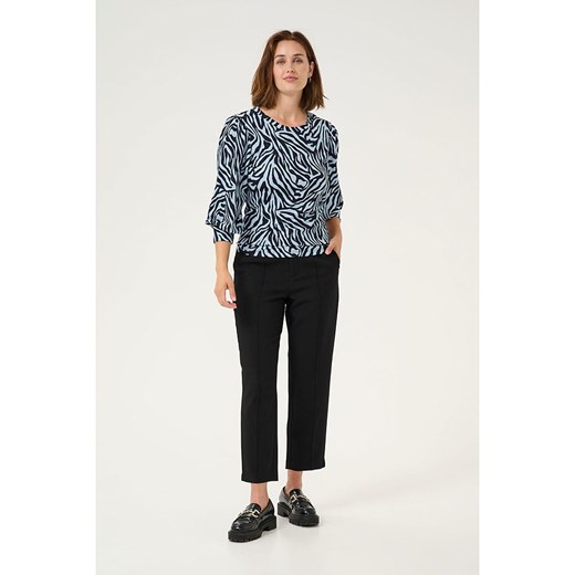 Kaffe Koszulka &quot;Lvanna&quot; w kolorze błękitno-czarnym ze sklepu Limango Polska w kategorii Bluzki damskie - zdjęcie 187742166