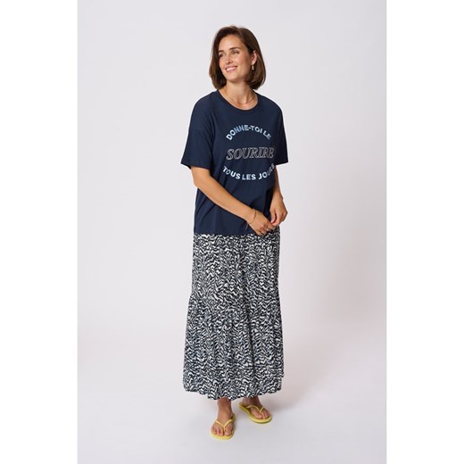 Kaffe Koszulka w kolorze granatowym ze sklepu Limango Polska w kategorii Bluzki damskie - zdjęcie 187742255