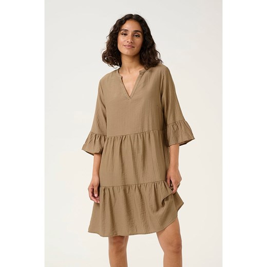 Kaffe Sukienka w kolorze szarobrązowym ze sklepu Limango Polska w kategorii Sukienki - zdjęcie 187742726
