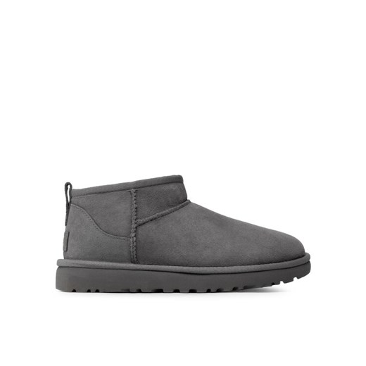 Śniegowce Ugg W Classic Ultra Mini 1116109 Szary ze sklepu eobuwie.pl w kategorii Śniegowce damskie - zdjęcie 187742786