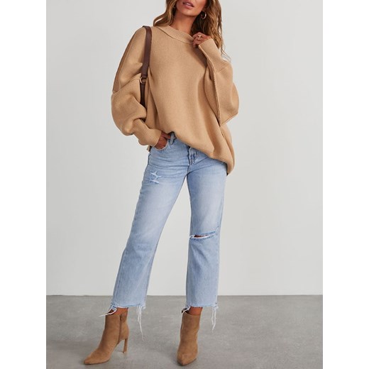 LA Angels Sweter w kolorze beżowym ze sklepu Limango Polska w kategorii Swetry damskie - zdjęcie 187743947