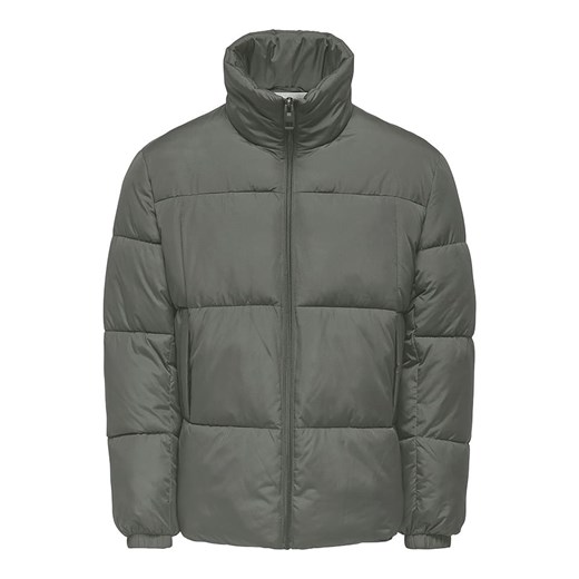 ONLY &amp; SONS Kurtka zimowa &quot;David&quot; w kolorze ciemnozielonym ze sklepu Limango Polska w kategorii Kurtki męskie - zdjęcie 187744176