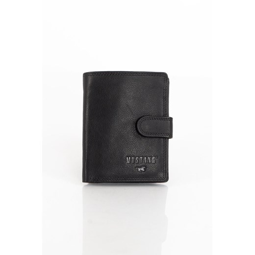 MUSTANG DENIMO WALLET MĘSKI PORTFEL SKÓRZANY POJEMNY KARTY BLACK ze sklepu YouNeedit.pl w kategorii Portfele męskie - zdjęcie 187745529