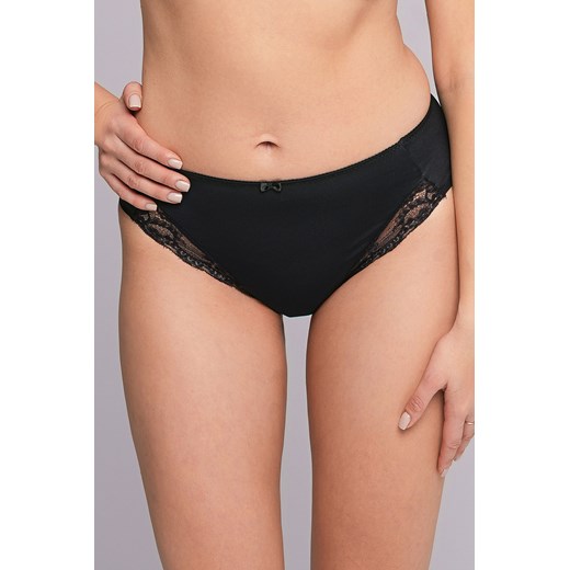 Ava 2256 Asielle figi koronkowe, klasyczny krój black ze sklepu kontri.pl w kategorii Majtki damskie - zdjęcie 187745596