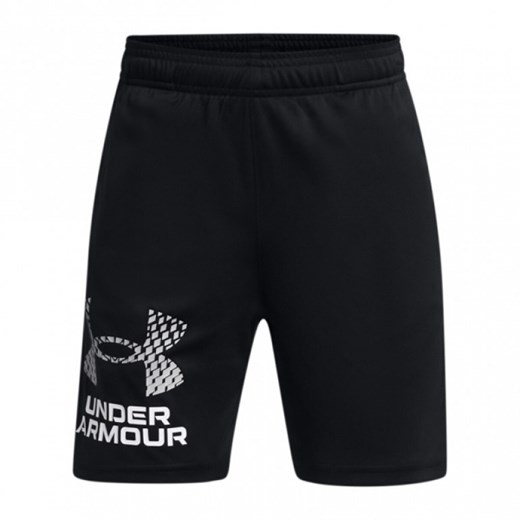 Chłopięce spodenki treningowe Under Armour UA Tech Logo Shorts - czarne Under Armour S wyprzedaż Sportstylestory.com