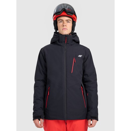 Męska kurtka narciarska 4F 4FRAW25TTJAM1078 - czarna ze sklepu Sportstylestory.com w kategorii Kurtki męskie - zdjęcie 187746719