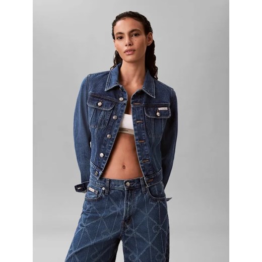 Calvin Klein Jeans Kurtka jeansowa 90S | Cropped Fit ze sklepu Gomez Fashion Store w kategorii Kurtki damskie - zdjęcie 187747538