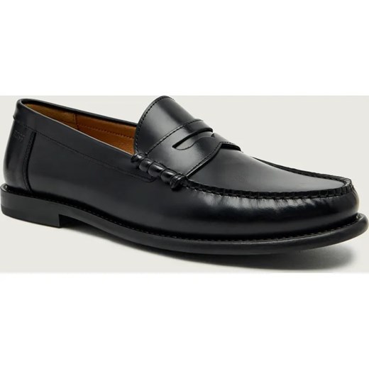 BOSS BLACK Skórzane loafersy Tevan_Mocc_bo ze sklepu Gomez Fashion Store w kategorii Mokasyny męskie - zdjęcie 187747577