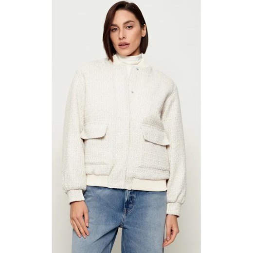 GUESS Kurtka bomber PERINNE TWEED | Regular Fit ze sklepu Gomez Fashion Store w kategorii Kurtki damskie - zdjęcie 187747655