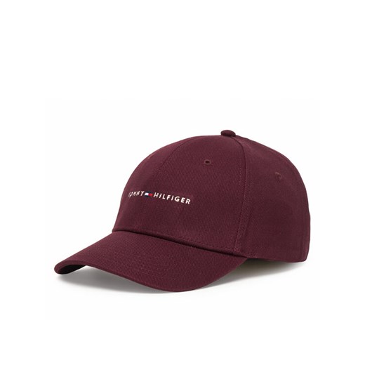 Czapka z daszkiem Tommy Hilfiger Th Foundation Hct 6 Panel Cap AM0AM14045 Bordowy ze sklepu eobuwie.pl w kategorii Czapki z daszkiem męskie - zdjęcie 187747699