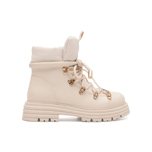 Trzewiki DeeZee LEDA WS6126-09 Beżowy ze sklepu eobuwie.pl w kategorii Botki - zdjęcie 187747705