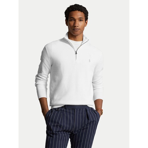 Polo Ralph Lauren Sweter 710932304502 Biały Regular Fit ze sklepu MODIVO w kategorii Swetry męskie - zdjęcie 187747898