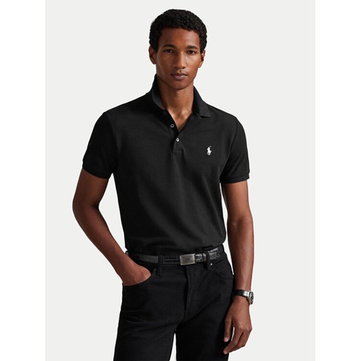 Polo Ralph Lauren Polo 710941439040 Czarny Custom Slim Fit ze sklepu MODIVO w kategorii T-shirty męskie - zdjęcie 187747908