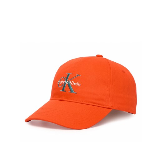 Calvin Klein Czapka z daszkiem Monologo Embroidery Baseball Cap LV04G5004G Pomarańczowy ze sklepu MODIVO w kategorii Czapki z daszkiem męskie - zdjęcie 187747939