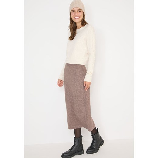 Cecil Spódnica dzianinowa w kolorze beżowym ze sklepu Limango Polska w kategorii Spódnice - zdjęcie 187749107