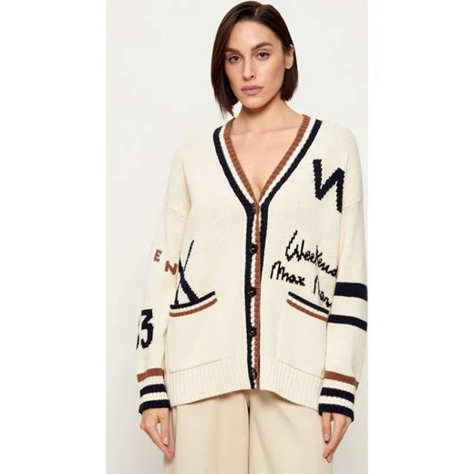 Weekend MaxMara Kardigan WKDBLASONE | Relaxed fit ze sklepu Gomez Fashion Store w kategorii Swetry damskie - zdjęcie 187749738