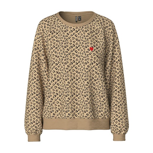 Pieces Bluza w kolorze jasnobrązowym ze sklepu Limango Polska w kategorii Bluzy damskie - zdjęcie 187749809